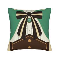 Furina Genshin Impact Pillowcase Printed Polyester Cushion Cover Gift Pillow Case Cover Home Zippered 40*40Cm Peach skin 18*18(CM)-1Pcs