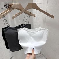 Inner Camisole Vest Spring Backing Shirt Women's Outer Wearing White Beauty Strap Chest Pad Wrapped Top one size balta