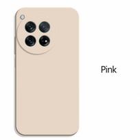 Dėl Dėl OnePlus 12 Dėklas Smūgiams Atsparus Kvadratinis Skystas Silikoninis Minkštas Viršelis Dėl OnePlus 12 One Plus 12 OnePlus12 5G Telefono Dėklas Coque Fundas For OnePlus 12 rožinė