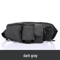 Kettle Sports Fanny Pack: Multifunctional Running & Cycling Bag for Men and Women tamsiai pilka spalva