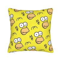 The S-Simpsons Pillowcase Product Printed Cushion Cover Decoration  Pillow Case Cover Home Multiple Sizes 12x12Inch