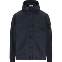 Stone Island Logo Hooded Zip Long Sleeve Jacket Men jackets L1S154100077S0A10-V0020 M
