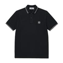 Stone Island Men Short Sleeve Polo L1s152200010 S0018 V0029 Mini Wappen Logo L1S152200010 S0018 V0029 (XL)
