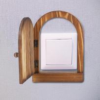 Plate, Switch Protection Frame, Versatile Home Wall Decoration, Socket 12x16.5x2.5cm white