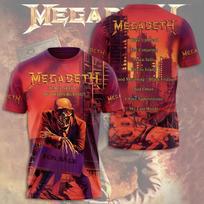Naujas Megadeth Peace Sells...But Whos Buying 3D Unisex S-5XL Marškinėlis LW925 XXL black