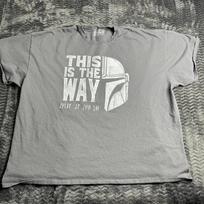 THIS IS THE WAY Mandalorian T-Shirt Tee Screen Printed Design size 4XL XL