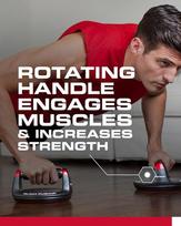 Besisukantis atsispaudimų stovas "perfect Pushup Elite"