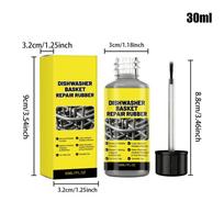 30ml Dishwasher Rack Repair Appliance Basket Touchup Restorer Paint for Home Kitchen Countertop Restaurant Dining Room Cleaning