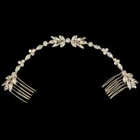 Crystal Wedding Headbands Hair Combs Women Party Hairbands Headpiece Wedding Hair Jewelry for Bride Elegant Bridal Accessories