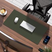 Waterproof Mouse Pad Non-slip Writing Pad Easy to Clean Table Protector  Writing Desk 1200x600mm tamsiai žalia spalva