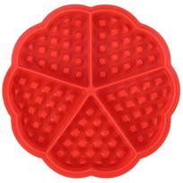 Silicone Waffle Mold Maker Non-stick Waffle Mold Kitchen Bakeware Cake Mould Makers for Oven High-temperature Baking Set