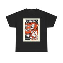 Men's and Women's T-shirts Cuphead Cartoon Graphic M