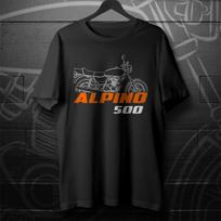 Vyriški ir moteriški marškinėliai su iliustracija Laverda 500 1977-1982 XL black