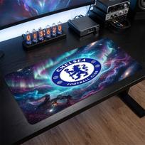 Chelsea FC Printed Large Mouse Pad, Non Slip Soft Rubber Gaming Desk Mat for Office Laptop Computer Decor 30cmx60cm（11.8x23.6inch）