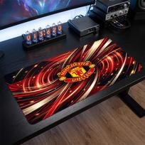 Manchester United Printed Large Mouse Pad, Non Slip Soft Rubber Gaming Desk Mat for Office Laptop Computer Decor 30cmx60cm（11.8x23.6inch）