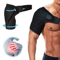 Shoulder Stability Support Brace Adjustable Ice Pack Pocket Fit Sleeve Wrap for Shoulder and Joint Pain Relief