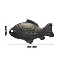 2pcs Iron Fish Effective and Safe Cooking Tool Effective Reusable Kitchen Accessories Cookware for Deficiency Children