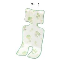 Breathable Stroller Cooling Pad Adjustable Kid Car Seat Liner Cooler Pad For High Chair Bassinet Swing Outdoor Travel Beach žalia