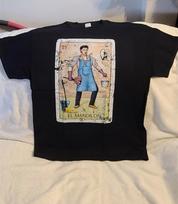 EL MANDILON MEXICO MAN MEXICAN LOTERIA LOTTERY BINGO NUMBER 21 T-shirt Tops Tees Unisex XL