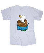 Launch Mode Tattoo eagle Skateboard BMX Surf Snowboard Wakeboard white T-shirt Tops Tees Unisex S