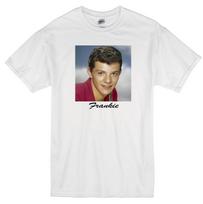FRANKIE AVALON BEACH BLANKET BINGO TEEN IDOL SINGER ACTOR VENUS WHITE T-shirt Tops Tees Unisex M