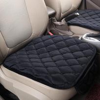 Flokuotas audinys Automobilio sėdynės užvalkalas Apsauga Universalus Priekinis Galinis Šiltas Šilta Automobilio sėdynės pagalvėlės apsauga Kilimėlis su skirtas SUV 1 black front