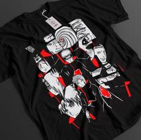 Naruto Marškinėliai Akatsuki Marškinėliai Itachi Marškinėliai Pain Obito Anime Grafiniai Unisex Marškinėliai 4XL