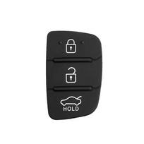 3 mygtukų juodas silikoninis mygtukų padas raktui Hyundai Elantra Tucson Santa Fe ix35 black