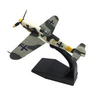 1/72 mastelio metalinis modelis Vokiečių naikintuvas War Thunder BF109 Karinis raketnešis-bombonešis BF-109 Kolekcinės dovanos geltona