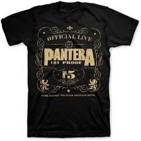 Men's Pantera 101 Proof T Shirt S juoda
