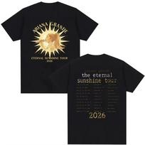 2026 Ariana Grande Eternal Sunshine Tour Pattern TShirt  Mens and Womens Harajuku Retro Cotton Streetwear TShirt XL