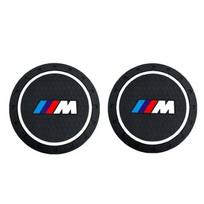 New 2025 Car For BMW 2Pcs Silica Gel Car Coaster Water Cup Anti-slip Pad For BMW X1 X2 X3 X5 X4 X6 X7 G30 G20 G32 G11 G12 F40 F3