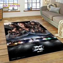 Greiti ir įsiutę X 10 Vin Diesel Filmo Kilimas Kilimas Miegamojo Svetainės Namų Sofos Dekoras, Vaikų Žaidimų Didelis Dekoras Grindų Kilimėlis 60cm x 90cm