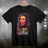 Bob Marley Band T-Shirt Black S-3XL XXXXL