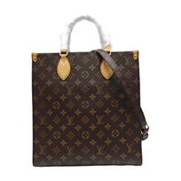 [Pre-Owned] Sac Plat PM Classic Monogram Canvas Coated With Leather Trim Music Score Handbag - Very Good #IG8GD6 ONE SIZE