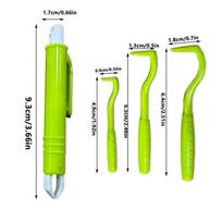 Flea Remover Hook Tick Removal Tweezer Ticks Pull Pet Cat Dog Accessories Scratching Extractor Mite Tweezers Comb Louses Pliers žalia