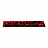 17.5 Inch Mahjong Rack and Pusher Acrylic Mahjong Tile Holder for Home Game Nights Magnetically Attached Wavy