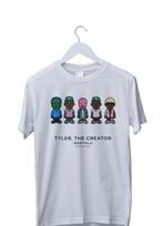 Tyler The Creator Rare Graphic Print Men's and Women's T-shirts Mens Unisex S M L XL 2 3 4 XL XS white