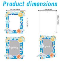 Diamond Painting Diy Photo Frame Kit Acrylic Decorative Creative Photo Frame Decorative Painting Christmas Day Picture Photo Frame XK001