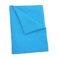 Waffle Kitchen Towel 100% Cotton Strong Water Absorption Plain Color Dish Cloth Weave Dinner Table Kitchen Napkin 30*30 40*40 40*60CM&299 and Below mėlyna