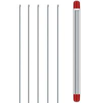 5pcs Hollow Earthworm Hooking Needle Worm Penetrate Needles Fishing Accessories China Mainland