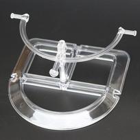 Space Saving Eyeglasses Display Stands Plastic Multiple Layers Sunglasses Storage Rack Transparent Home Organizer