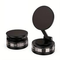 Adjustable Foldable Magnetic Phone Holder, 360° Rotating Suction Cup Mount for Dashboard Tile Glass, Car Phone Stand juoda