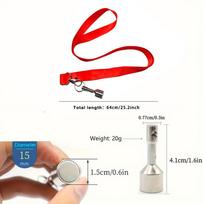 Magnetic Bocce Balls Picker No-Bend Pick Up Tool  Lightweight Training Equipment for Indoor Outdoor Field Playground raudona