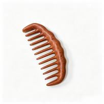 Natural Sandalwood Wide Tooth Comb, Detangling Hair Brush for Women, Anti-Static Scalp Massager, Wooden Hair Care Tool ruda