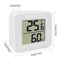 Digital Humidity & Temperature Monitor Mini Hygrometer Thermometer with High Accuracy for Wine Cellar, Baby Room, Greenhouse, RV