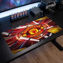 Manchester United Printed Large Mouse Pad, Non Slip Soft Rubber Gaming Desk Mat for Office Laptop Computer Decor 30cmx60cm（11.8x23.6inch）