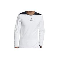 Jordan Ultimate Flight T Shirts Men's White Crew Neck Moderate Straight Fit 924561-100 S