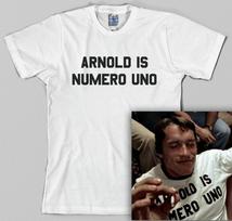 Arnold Is Numero Uno T Shirt schwarzenegger exercise fitness muscles weight lift XXXL