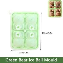 Silicone Rose Ice Cube Mold 3D Flower Shape Ice Cube Tray with Lid Ice Ball Maker for Cocktails Juice Whiskey Kitchen Gadget